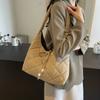 Large Traveling Bag for Women  New Fashion Arc Bag Autumn Popular Canvas Armpit Bag Simple Wild