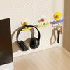 Blumenwandhaken Bohrlos Selbstklebend Robust Multifunktional Zuhause Büro Badezimmer Kleidung Hut Schal Handtuch Tasche Schlüssel Regenschirm Tasche Kleiderbügel