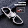 Ouvre-bouteille Fidget Spinner Porte-clés Alliage de Zinc Outils d'Ouverture de Bouteille de Bière Multifonctionnels Porte-clés Jouet de Bureau Maison Bureau Soulagement du Stress Cadeaux pour Hommes