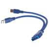 2 Port Usb 3.0 Type A Male To 20 Pin Header Male Adapter Cable Cord