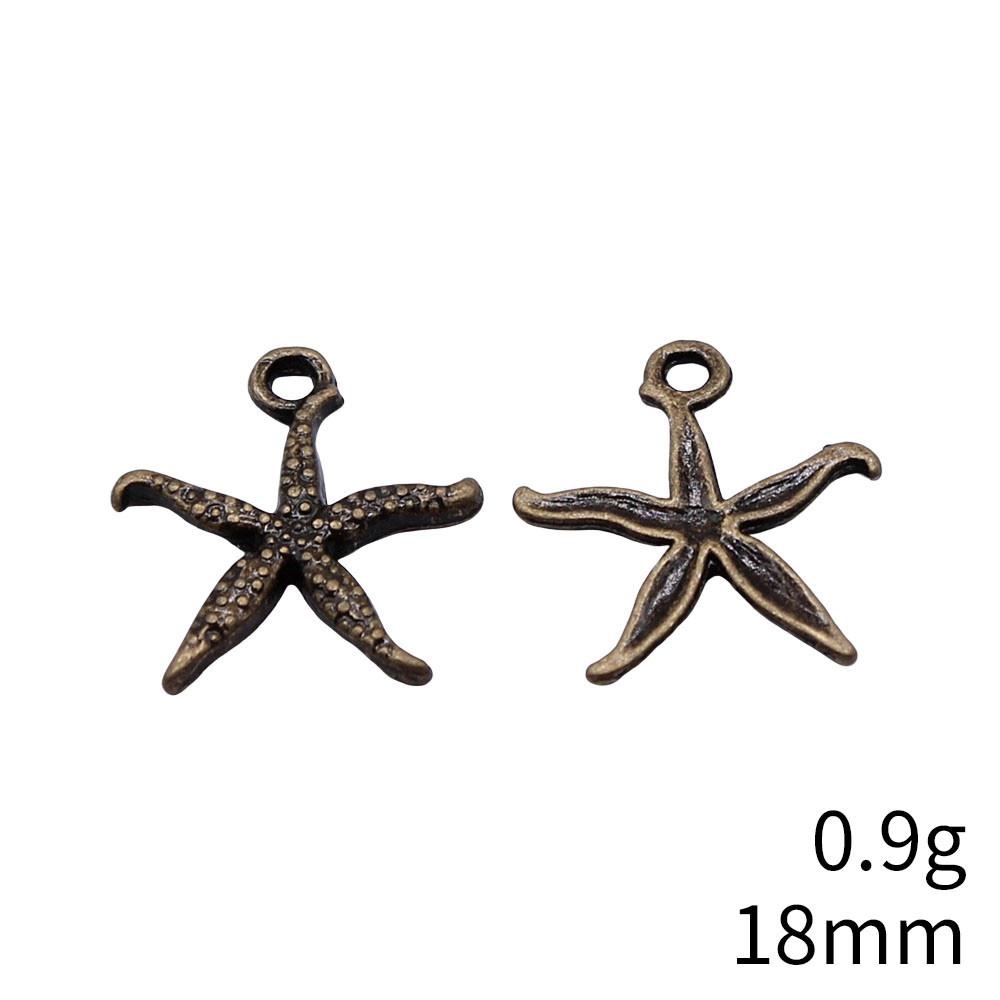 Mother's Day Charms For Needlework Starfish Charms Pendant Clearance Sale Items Pendants For Bracelets