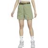 Nike Sportswear Solid Woven Breathable Mid-Rise Casual Shorts Women Shorts Oil-Green HJ3945-386