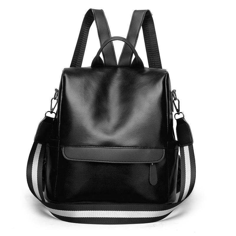New Shoulder Bag for Women In South Korea, Personalized Anti-theft Backpack, Fashionable and Casual Soft Leather Backpack, Retro Style