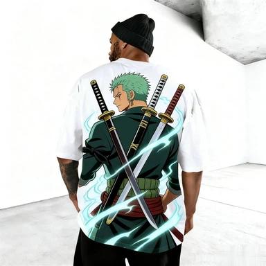 2026 New  One Piece  Anime Print Short Sleeve T-Shirt Unisex T-Shirt Men s Top Summer T-Shirt Y2K Style Street Wear S