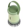 Ergonomic Handle Kitchen Pot Brush for Stainless Steel and Glass Surfaces