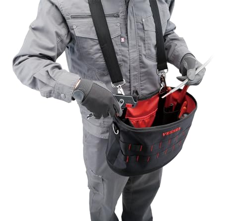 VESSEL Tough Fit Bucket M Electrician's Bucket with Hook TBK-300