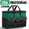 Square Tool Bag Durable Waterproof Portable Thickened Large Capacity Maintenance Tool Storage Pouch Electrician Hardware Toolkit