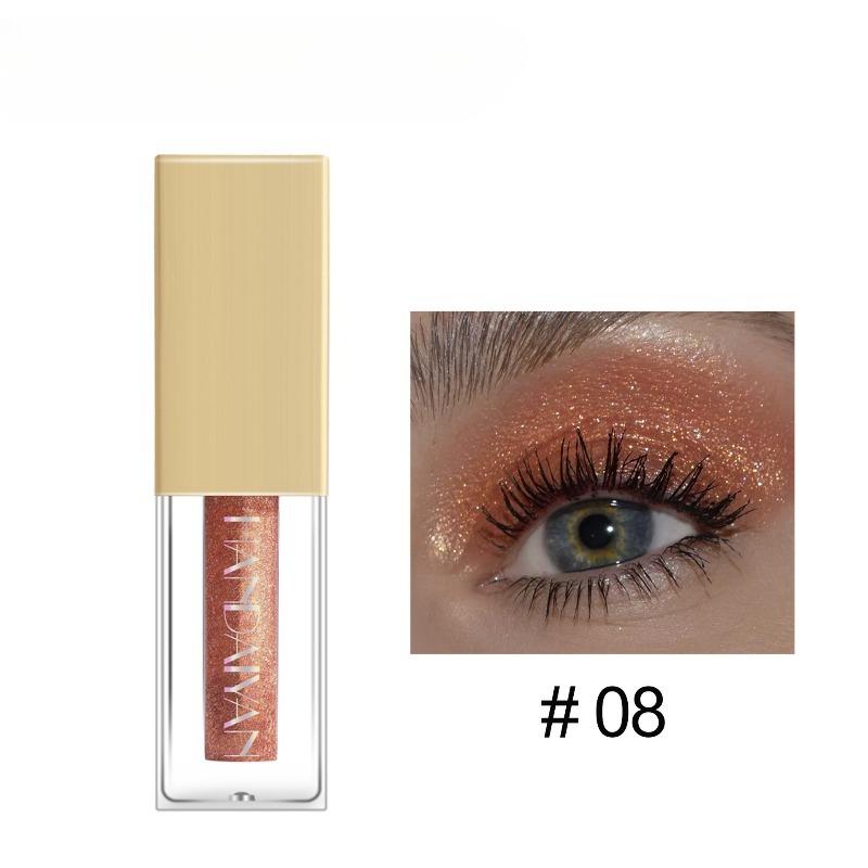 Liquid Eyeshadow Shimmering 12-color Colorful Performance Glittering Metallic Eyeshadow Liquid