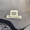 Used HERMESCut Navy/gray Rayon/silk Women