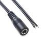 DC5521 Female to Open Non-Tuning Fork Power Extension Cord, 0.5m-1m