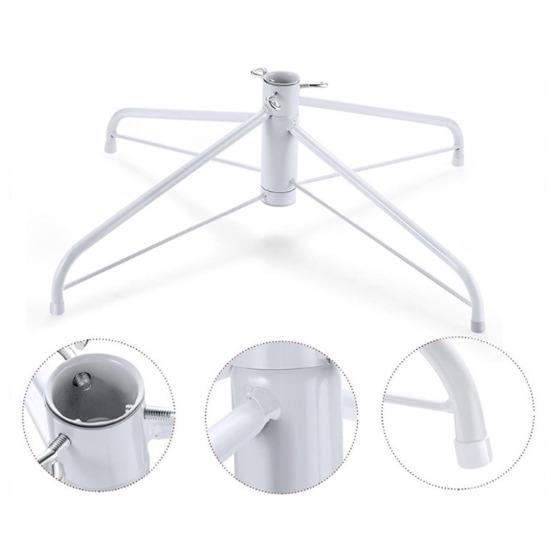 Metal Christmas Tree Stand Universal Folding Xmas Tree Base Replacement Artificial Tree Stand Fits 0.75-1.25inch Pole