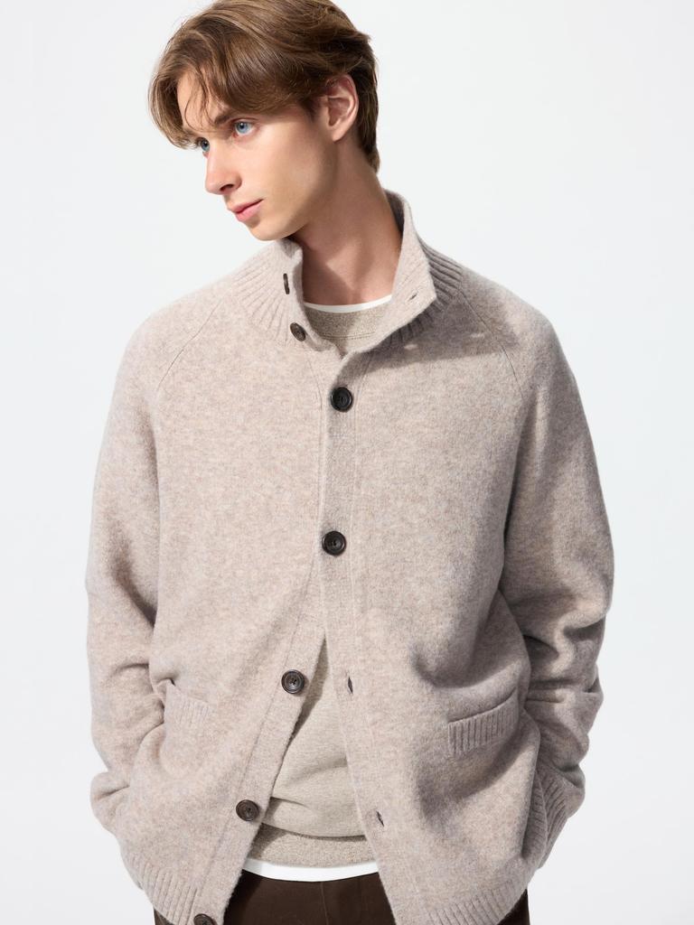 Uniqlo Soupleyan Stand Collar Cardigan