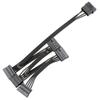 1 To 3/4/5/6 SATA Extension Cable Male To Female SATA Splitter Adapter  for Hard Disk/HDD SSD