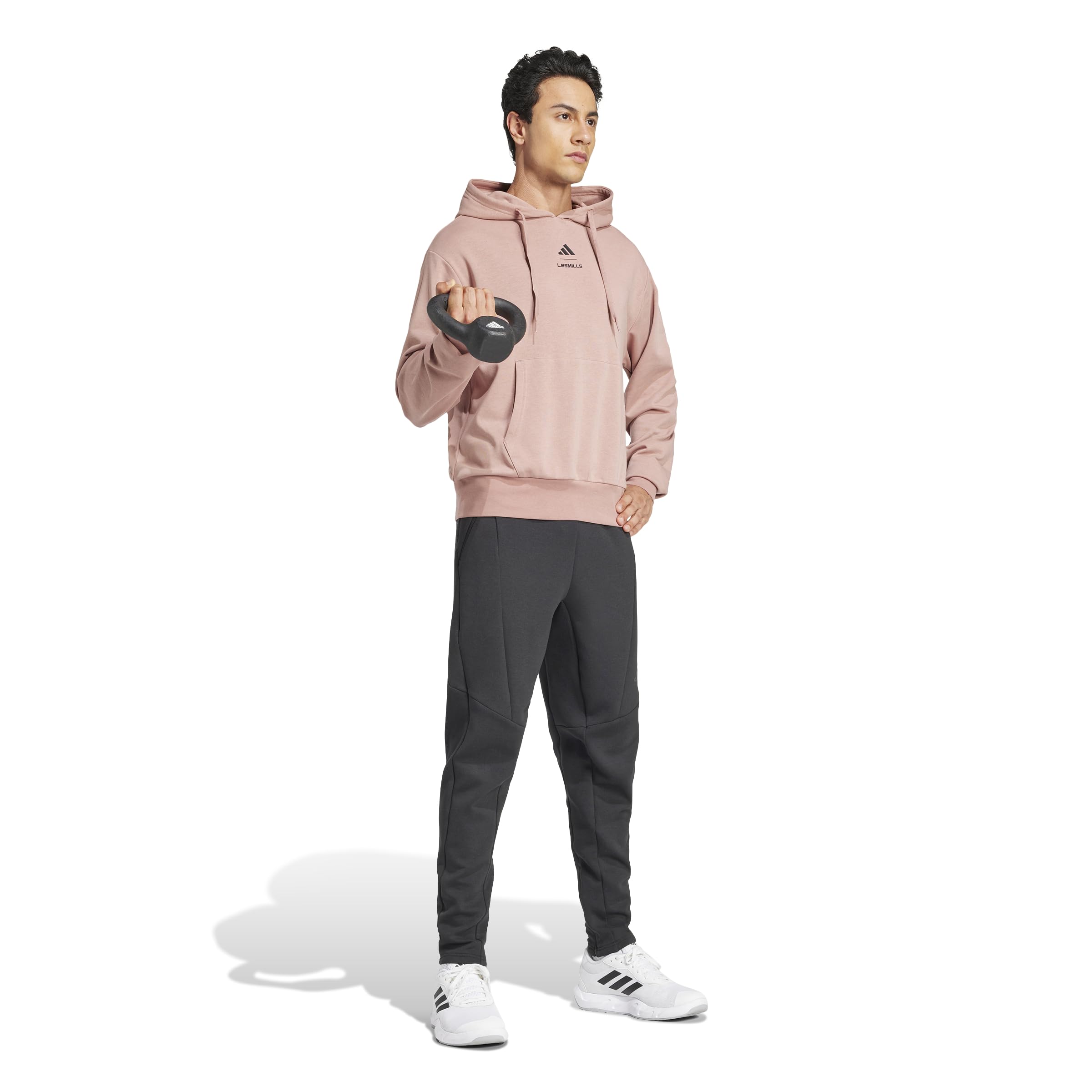 

Мужская толстовка с графикой Adidas Les Mills KCK32 Теплая глина (JM5788)