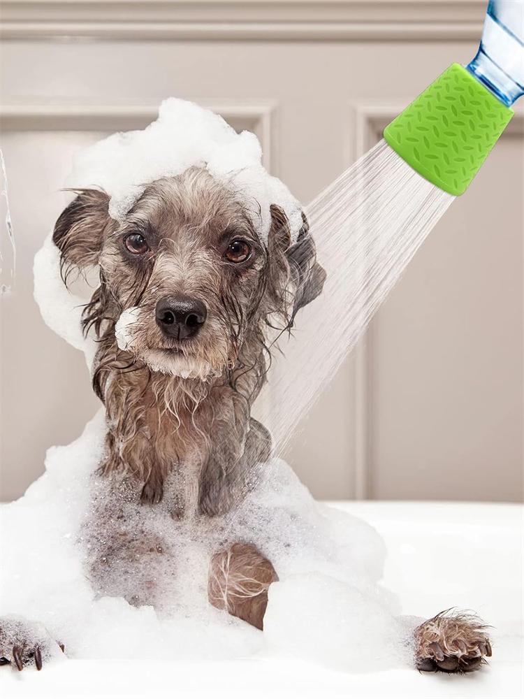 Portable Pet Shower Head Silicone Outdoor Cat and Dog Shower Cleaning Supplies Portable Pet Shower Shower