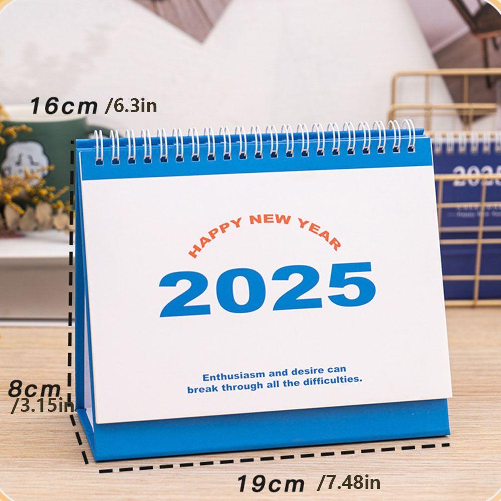 Standing Flip Desktop Calendar Daily Monthly Table Planner  Time Manegement
