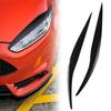 1 Paar Auto Frontscheinwerfer Lampe Augenbrauen Scheinwerferabdeckung Augenlid Zierleiste für Ford Fiesta MK7 MK7.5 2013-2017