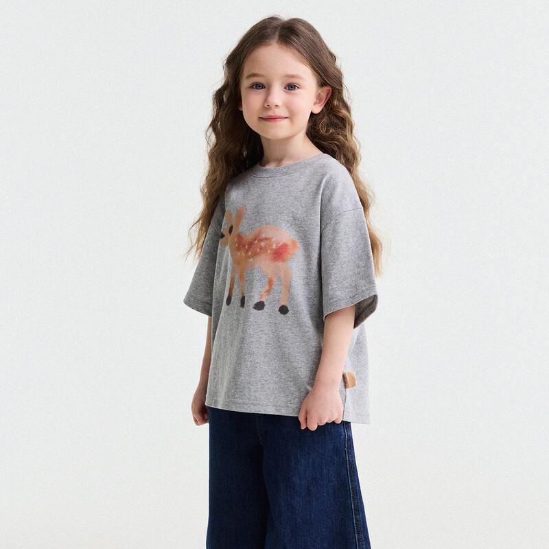 Girls' Summer Cotton Cartoon T-Shirt by Original Illustrator