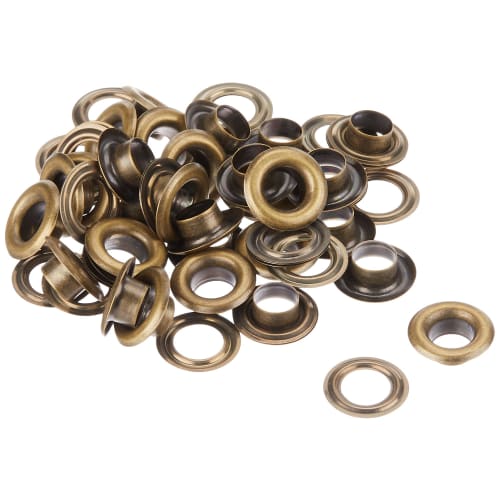 

Ichinen Access Family Tool Eyelets #22 Antique Gold, 30 Pairs, 56114