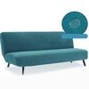 Waterproof Sofa Bed Cover Jacquard Solid Color Spandex Lving Room Stretch All-inclusive Folding Without Armrests Furniture Cover