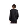 Adidas Originals Logo Print Striped Pattern Comfortable Crew Neck Long Sleeve Raglan T-Shirt Men Tops Black IS0238