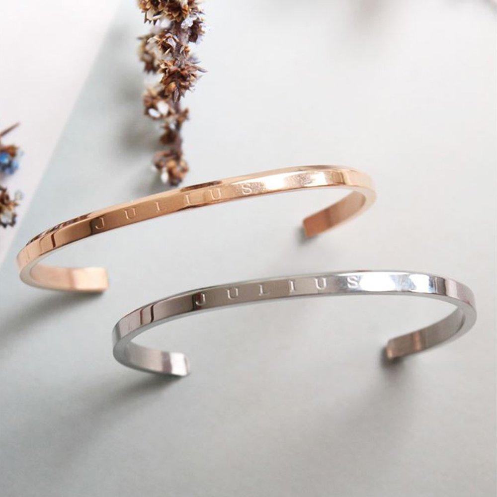 Unisex Bangle Cuff Bracelet Jubg