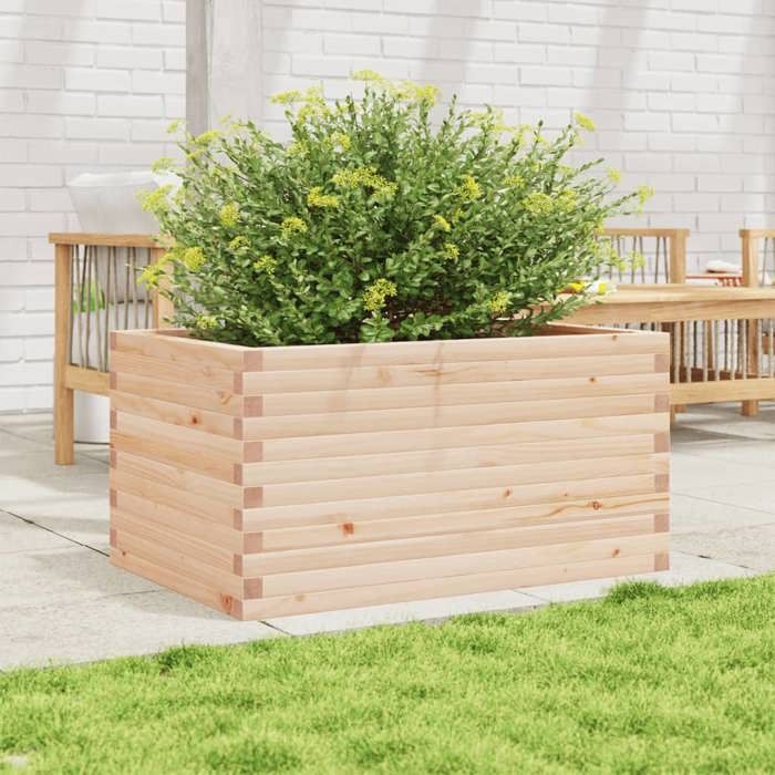 VidaXL Planter 90x60x46 Cm Solid Pine Wood, Outdoor Planter, Flower Box, Plant Box, Planter of 3282454