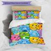 3pcs Duvet Cover Set (1*Duvet Cover + 2*Pillowcase, Without Core), Care Bears Print Bedding Set, Bedroom Decor, All‑Season, Birthday Gift