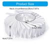 Royal Medieval Pet Collar Adjustable White Neck Ruff Costume Accessories for Dog Cats Themed Parties Photo Shoot