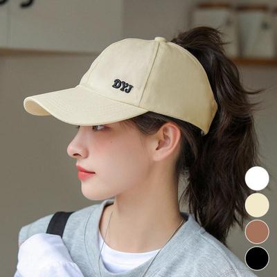 Gorra de Béisbol Abierta para Cola de Caballo DYJ de Moda Diaria para Mujer