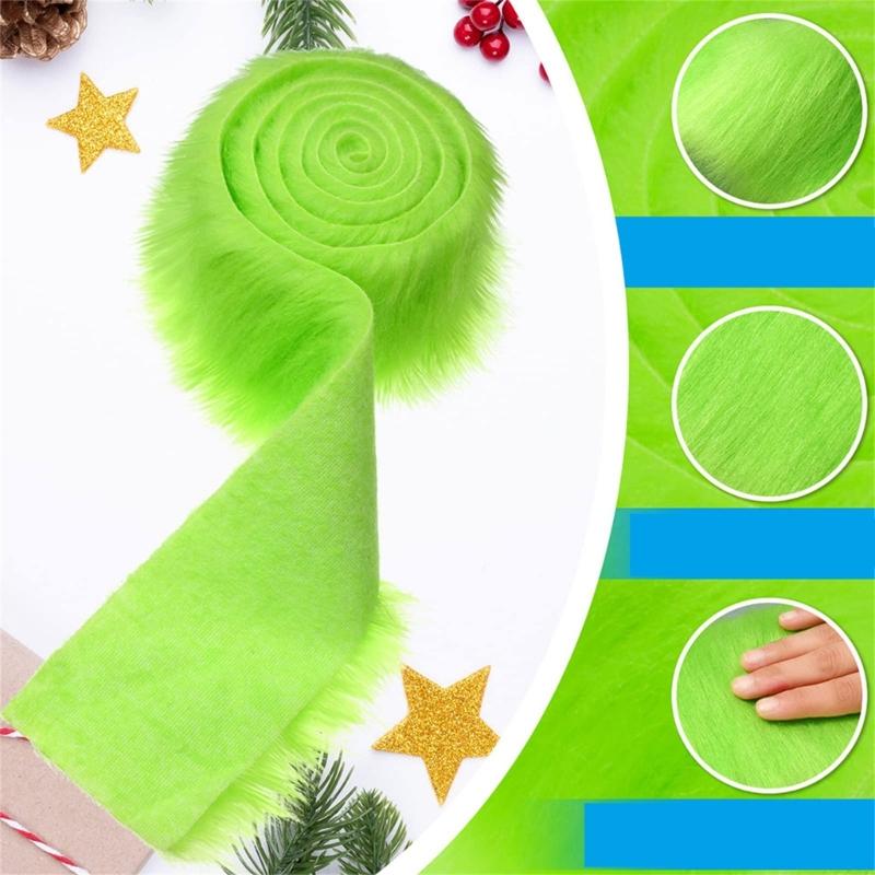 Soft Craft Furring Ribbon Craft Furring Trim for Crafts, Costumes, Decorations