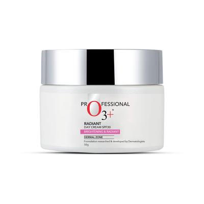 O3+ Radiant Day Cream Moisturiser SPF30 50g for Brightening & Glowing Skin | Moisturises & Provides Sun Protection - All Skin Types