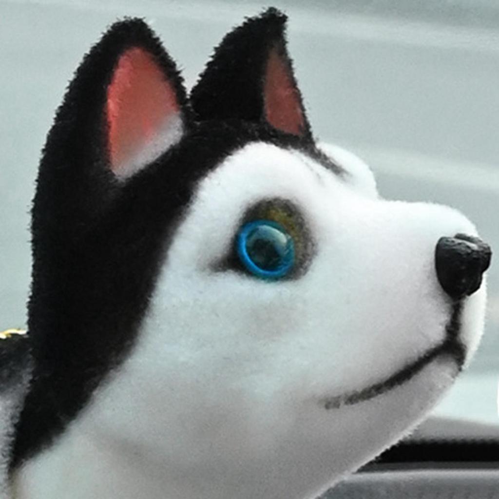 Cute Bobble Head Dog Puppy Nodding Dog for Car Dashboard Ornament 