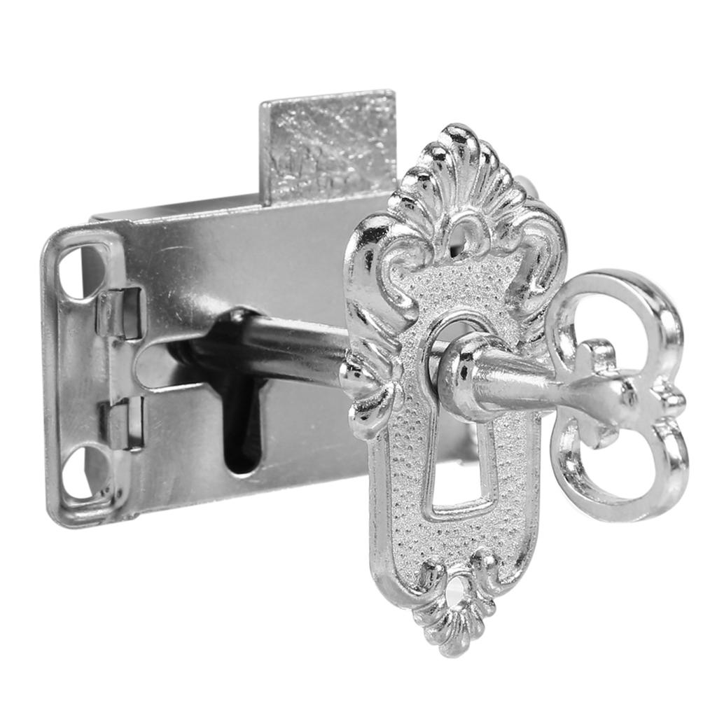 Antique Classical Drawer Cabinet Wardrobe Cupboard Gate Door Lock   Key JS