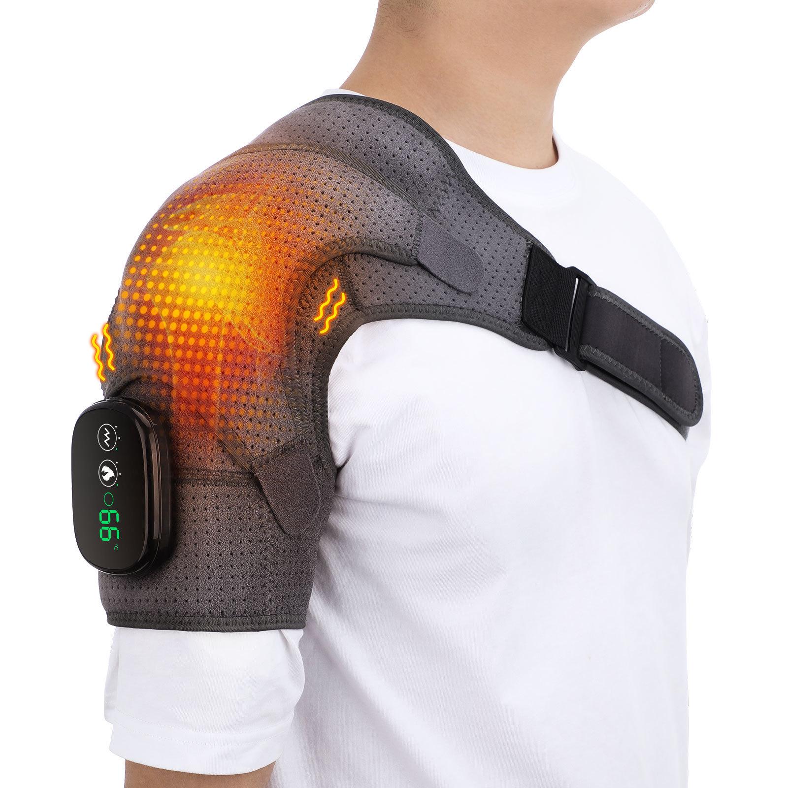 

Heating Massage Shoulder Pad with Touchscreen Controller серый