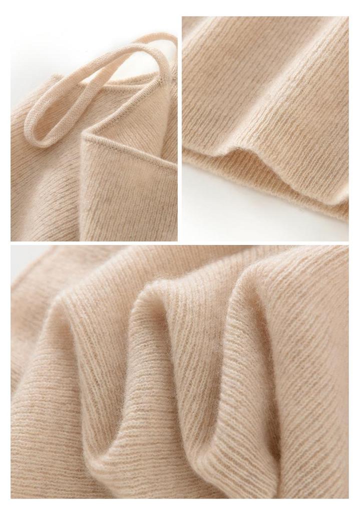 Women's Slim Fit Knit Cross Strap Tank Top - Sleeveless Cashmere Base Layer for Autumn/Winter