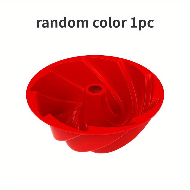 

1pc Non-Stick Round Cake Pan, Easy Release Silicone Base for Cakes Bread, 180°C Heat-Resistant Baking Mold, Easy Clean