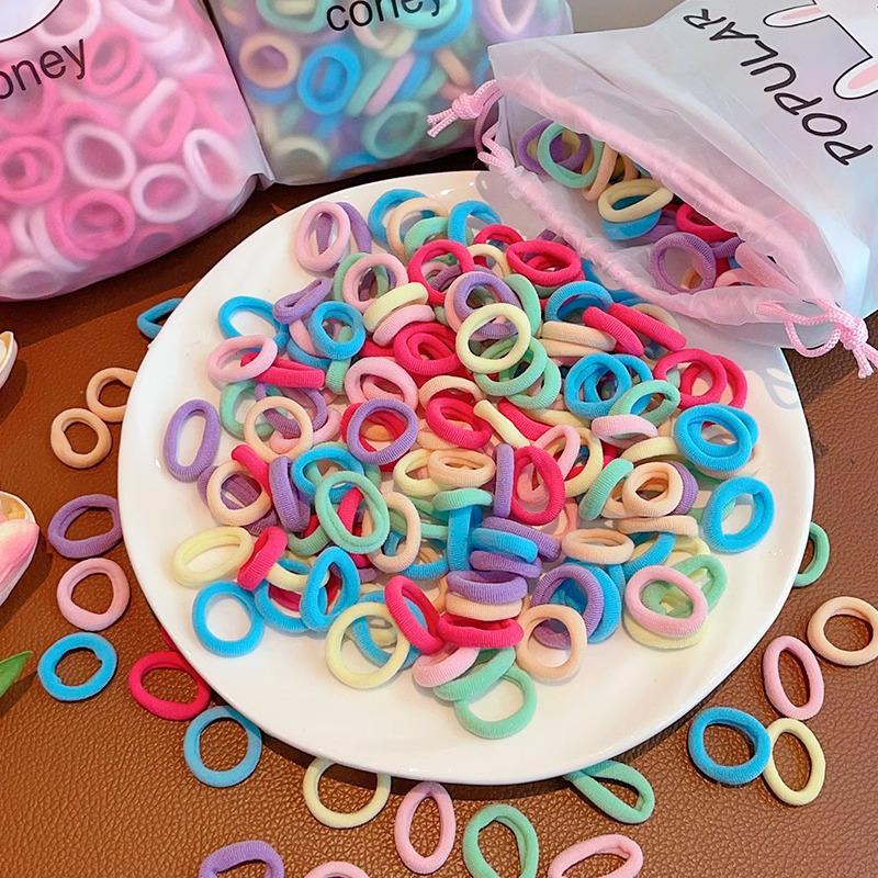 Children's Elastic Hair Ties: Small Rubber Bands for Girls and Babies