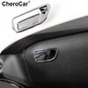 2XChrome Co-pilot Storage Box Handle Cover Trim  For +Ford Bronco Sport