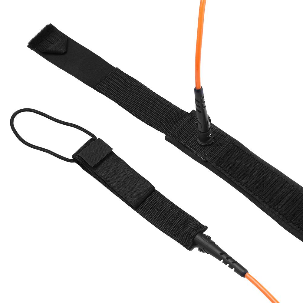 TPU 6ft 5.5mm Surfbräda Leash Med Dubbel s (genomskinlig grön)