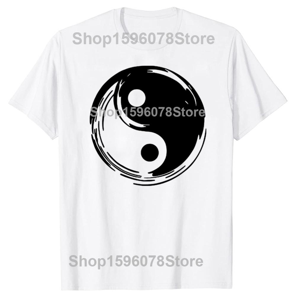 Funny Chinese Tai Chi Yin Yang T Shirts Summer Graphic Cotton Streetwear Short Sleeve Christmas Day Gifts Tshirt Unisexs Clothing