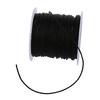 24m Černá Stretch Elastická čára Kulaté navlékání Šňůrka Šňůra Šňůra Šňůrka Nit Cívka Drát