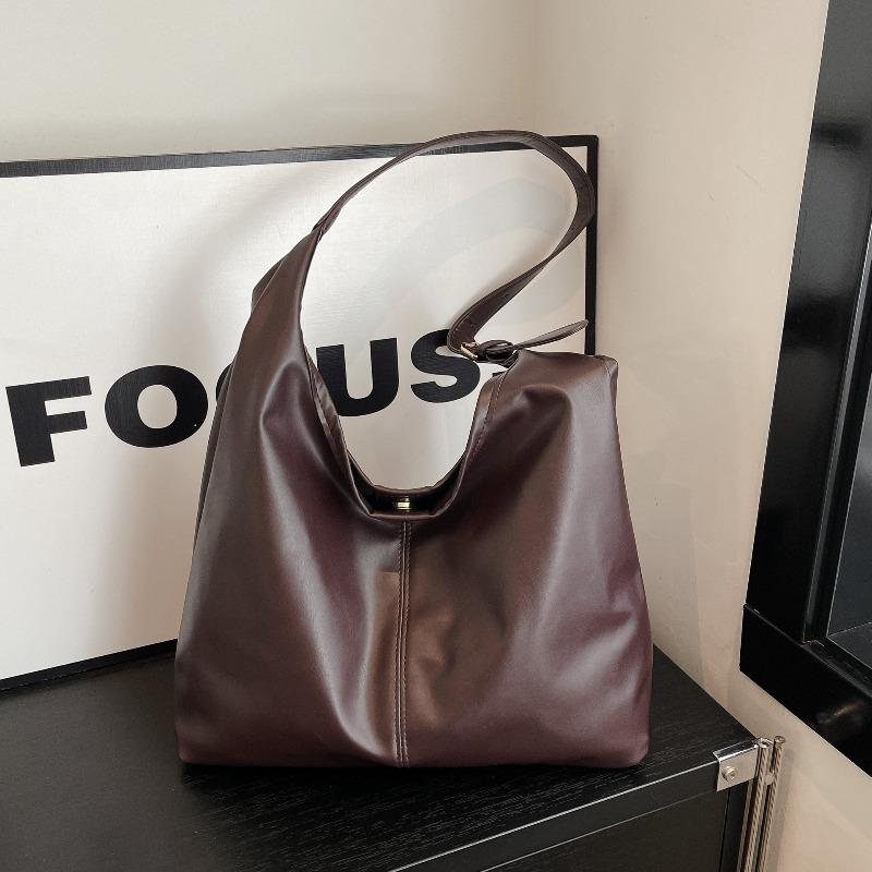 Large capacity bag women's autumn new fashion shoulder bag simple fashion large capacity commuter tote bag women
