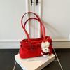 Korean Retro Suede Underarm Bag: Women's Versatile Autumn 2025 Shoulder Handbag for Casual or Work Commutes
