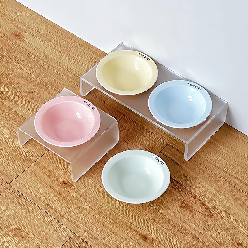 Ceramic Pet Cat Bowl Pet Drinking Water Feeding Bowl Ceramics Cat Food Dog Food Utensils Cat Dog Pet Supplies Accessories