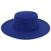 Popular Top Hat Versatile Bow Dome Convex Top Big Brim Fashion Casual Woolen Felt Hat Top Hat Hat