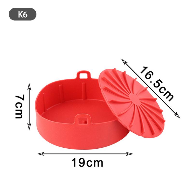 Airfryer Silicone Pot Multifunctional Air Fryers Accessories Fried Baking Tray