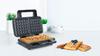 Waffle Maker 2 Waffle Squares 1000W Teesa High Power Non-stick Coating