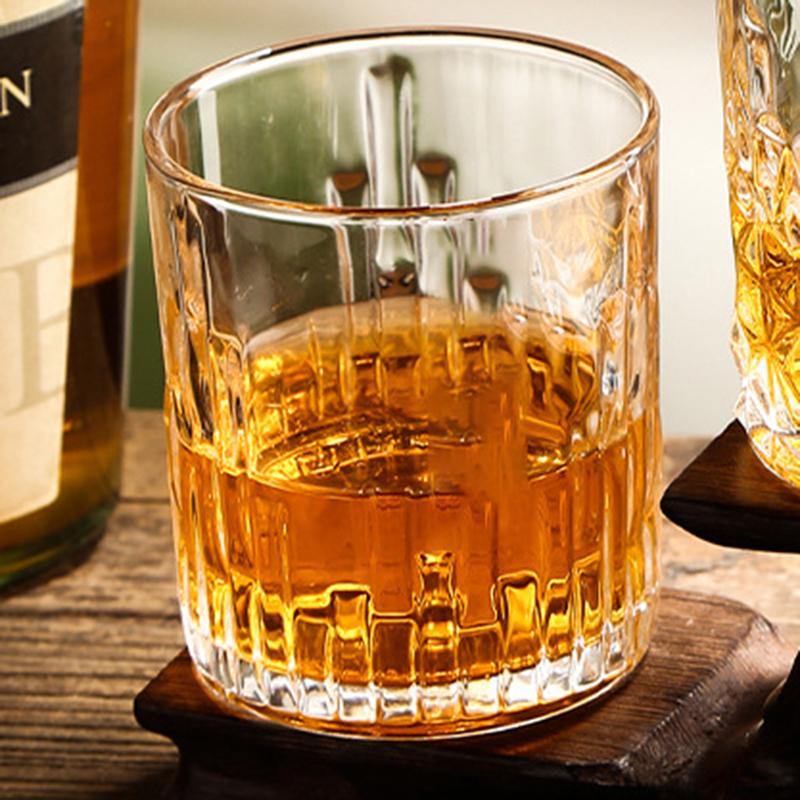 340ml Whiskey Glass Old Fashioned Rocks Glasses Tumblers Glassware for Cocktail Scotch Bourbon Gin Voldka Brandy Drinkware Cups