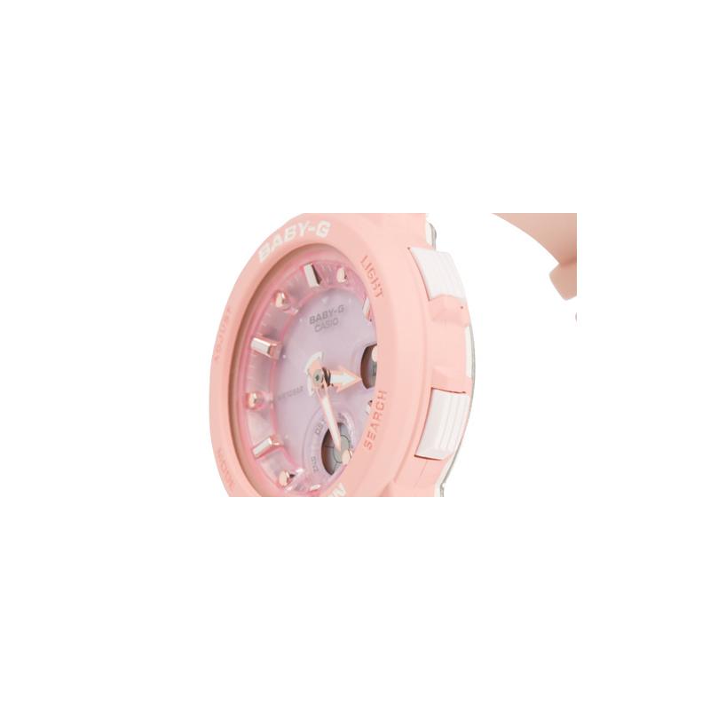 Casio Theme Series Fashionable Casual Sports Waterproof Quartz Movement Resin Strap Japanese and Korean Watch Women’s Watch Pink Dial BGA-250-4APR
